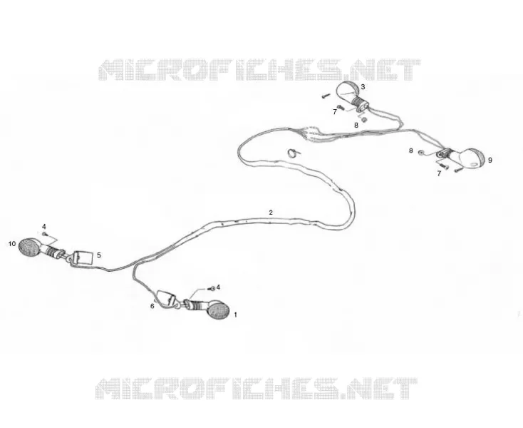 IMPIANTO ELETTRICO / FRECCIA LAMPEGGIATORE