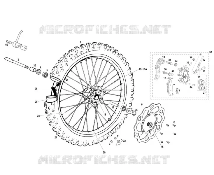 RUOTA / FRENO ANTERIORE
