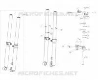 FORCELLA ANTERIORE / PIASTRA STERZO INFERIORE