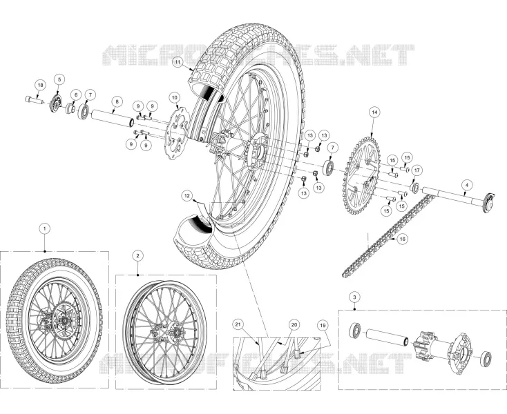 RUOTA POSTERIORE
