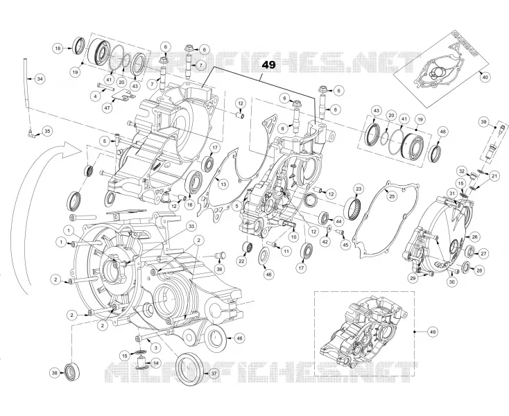 CARTER MOTORE / KIT GUARNIZIONI