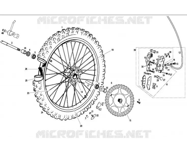 RUOTA / FRENO ANTERIORE