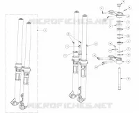 FORCELLA ANTERIORE / PIASTRA STERZO INFERIORE