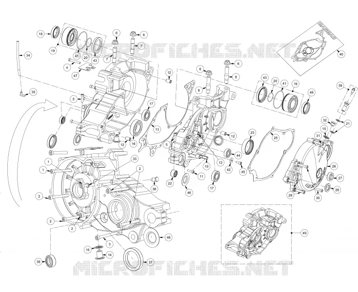 CARTER MOTORE / KIT GUARNIZIONI