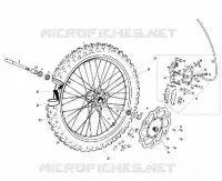 RUOTA / PINZA FRENO ANTERIORE