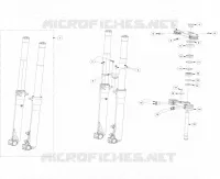 FORCELLA ANTERIORE / PIASTRA STERZO INFERIORE