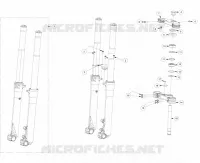 FORCELLA ANTERIORE / PIASTRA STERZO INFERIORE