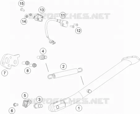 CAVALLETTO LATERALE / CENTRALE