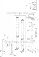 FORCELLA ANTERIORE / PIASTRA STERZO INFERIORE