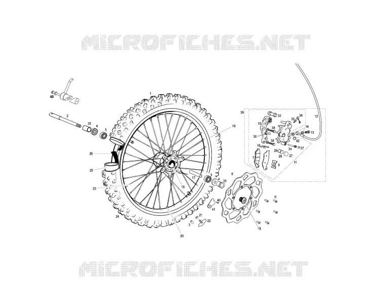 RUOTA / FRENO ANTERIORE