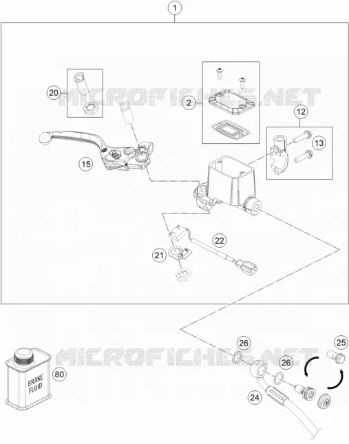 POMPA FRENO ANTERIORE