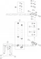 FORCELLA ANTERIORE / PIASTRA STERZO INFERIORE