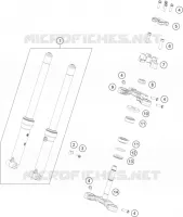 FORCELLA ANTERIORE / PIASTRA STERZO INFERIORE
