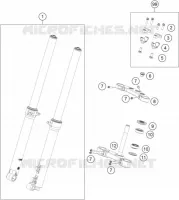 FORCELLA ANTERIORE / PIASTRA STERZO INFERIORE