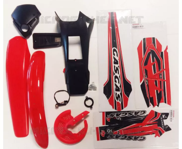 KIT PLASTICHE ROSSO TXT PRO 2002-2010