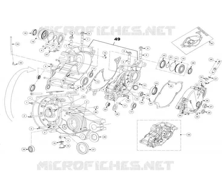 CARTER MOTORE / KIT GUARNIZIONI