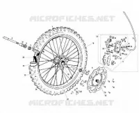 RUOTA / PINZA FRENO ANTERIORE