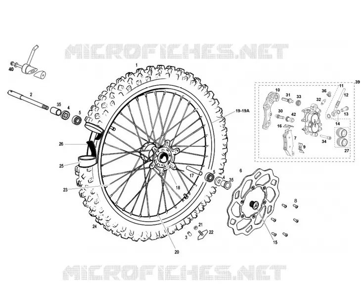 RUOTA / FRENO ANTERIORE