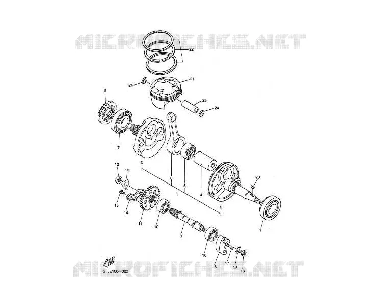 ALBERO MOTORE 450
