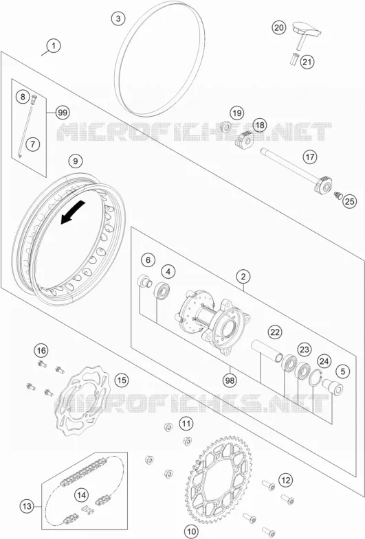 RUOTA POSTERIORE