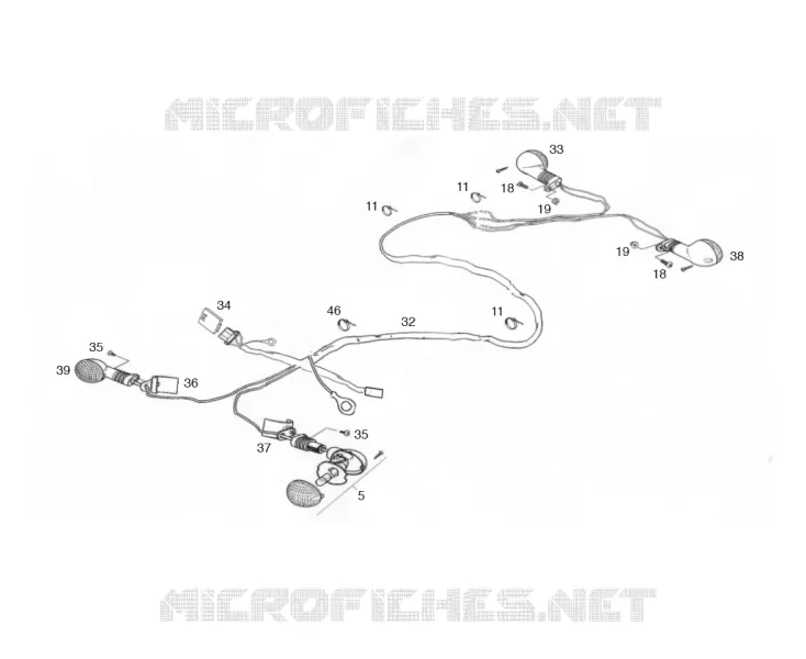 IMPIANTO ELETTRICO / FRECCIA LAMPEGGIATORE