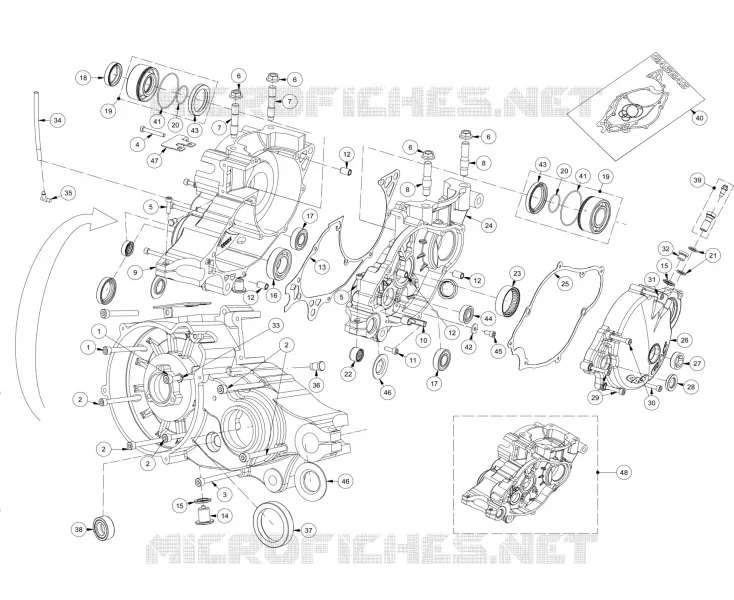CARTER MOTORE / KIT GUARNIZIONI