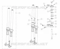 FORCELLA ANTERIORE / PIASTRA STERZO INFERIORE