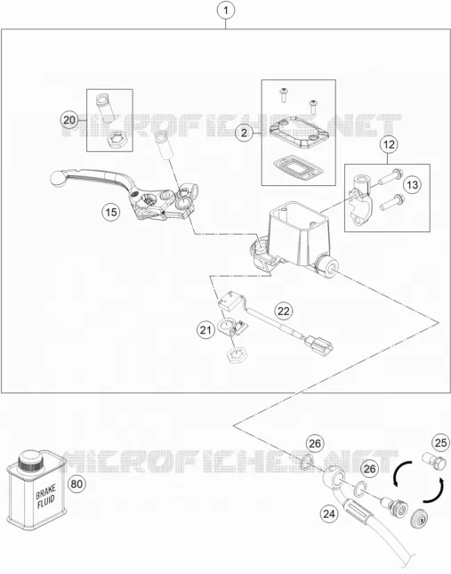 POMPA FRENO ANTERIORE