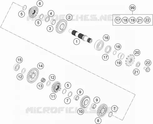 CAMBIO DI VELOCITA - ALBERO SECONDARIO