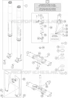FORCELLA ANTERIORE / PIASTRA STERZO INFERIORE