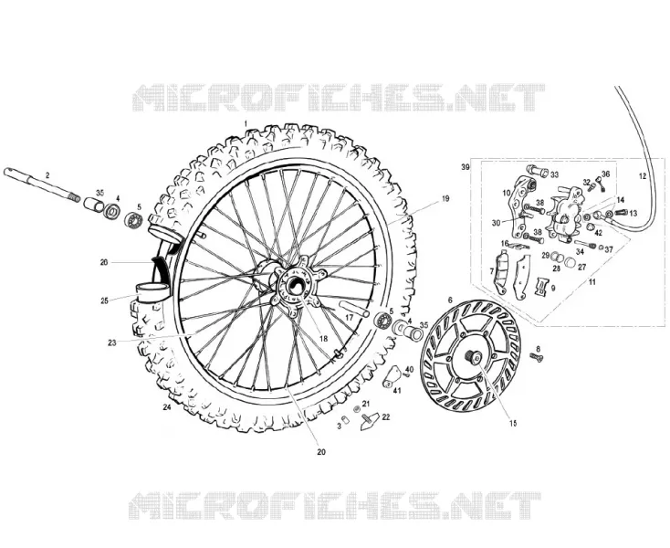 RUOTA / FRENO ANTERIORE
