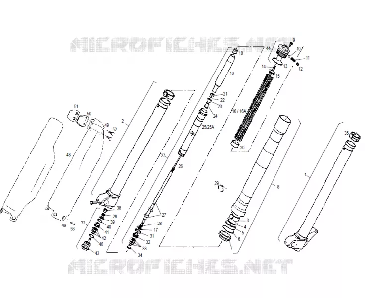 FORCELLA ANTERIORE MARZOCCHI 45