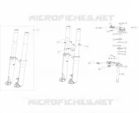 FORCELLA ANTERIORE / PIASTRA STERZO INFERIORE