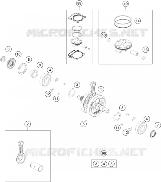 ALBERO MOTORE / PISTONE