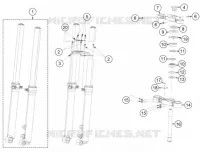 FORCELLA ANTERIORE / PIASTRA STERZO INFERIORE