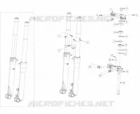 FORCELLA ANTERIORE / PIASTRA STERZO INFERIORE