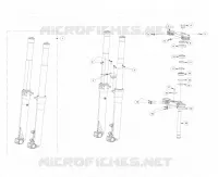 FORCELLA ANTERIORE / PIASTRA STERZO INFERIORE