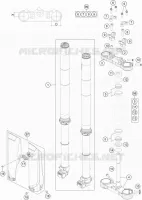 FORCELLA ANTERIORE / PIASTRA STERZO INFERIORE