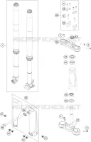 FORCELLA ANTERIORE / PIASTRA STERZO INFERIORE