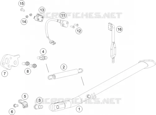 CAVALLETTO LATERALE / CENTRALE