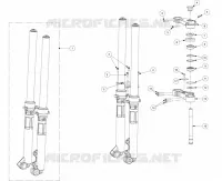 FORCELLA ANTERIORE / PIASTRA STERZO INFERIORE
