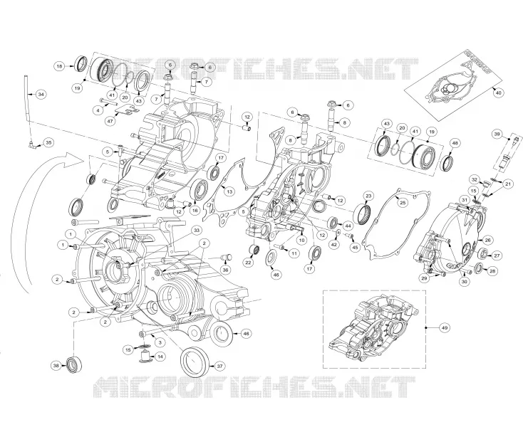 CARTER MOTORE / KIT GUARNIZIONI
