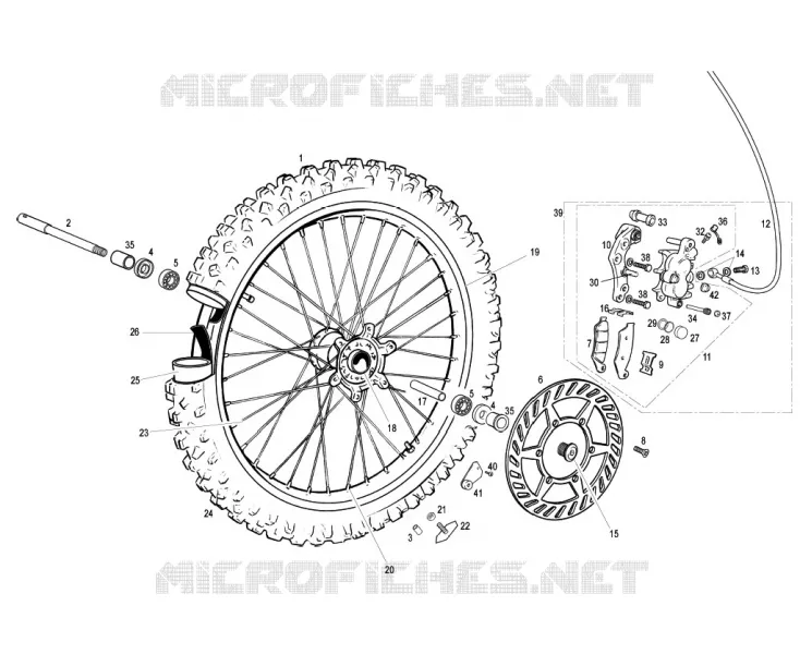 RUOTA / FRENO ANTERIORE