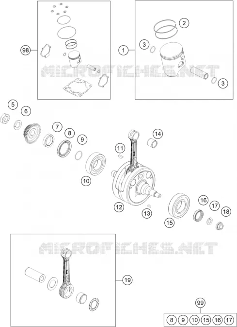 ALBERO MOTORE / PISTONE