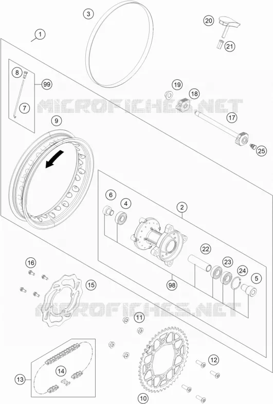 RUOTA POSTERIORE