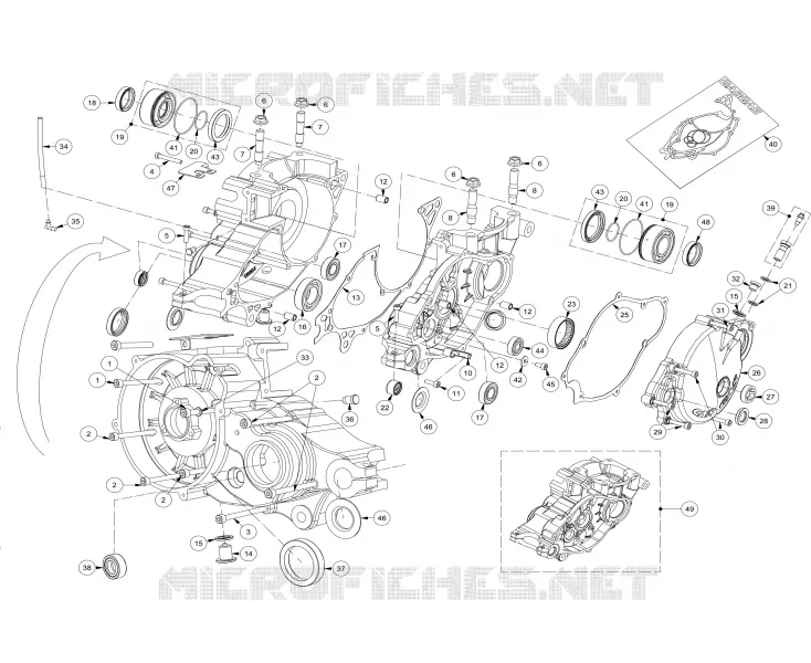 CARTER MOTORE / KIT GUARNIZIONI