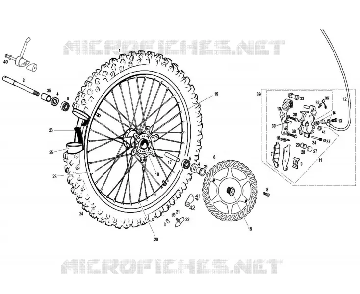 RUOTA / FRENO ANTERIORE