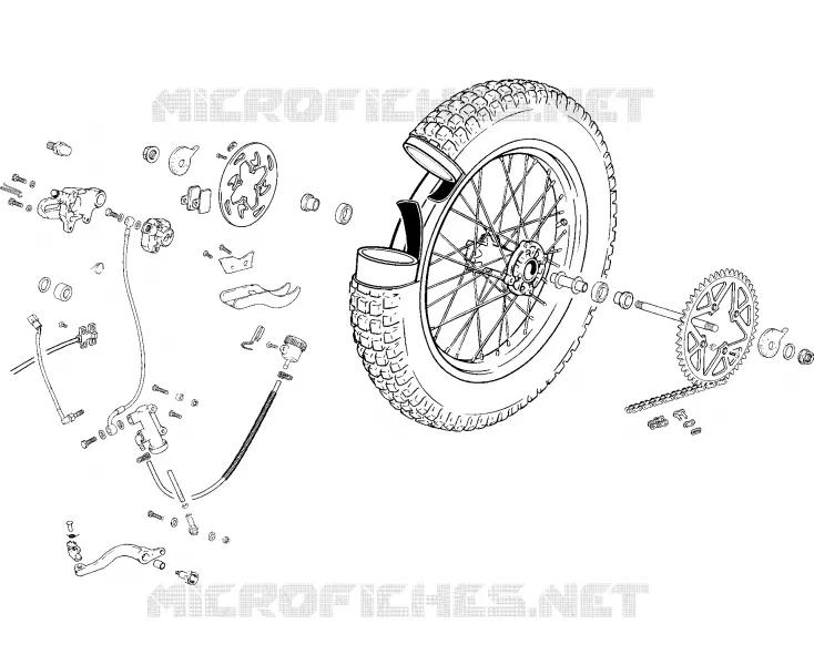 RUOTA / FRENO POSTERIORE