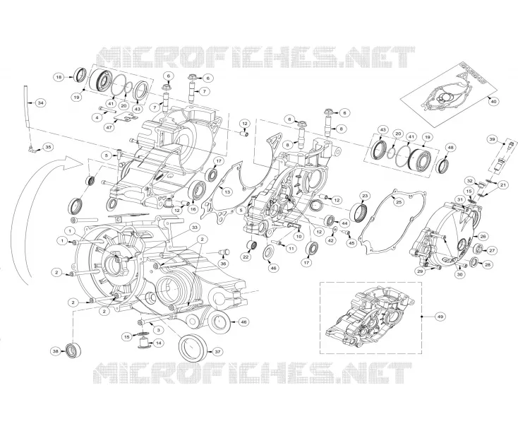 CARTER MOTORE / KIT GUARNIZIONI