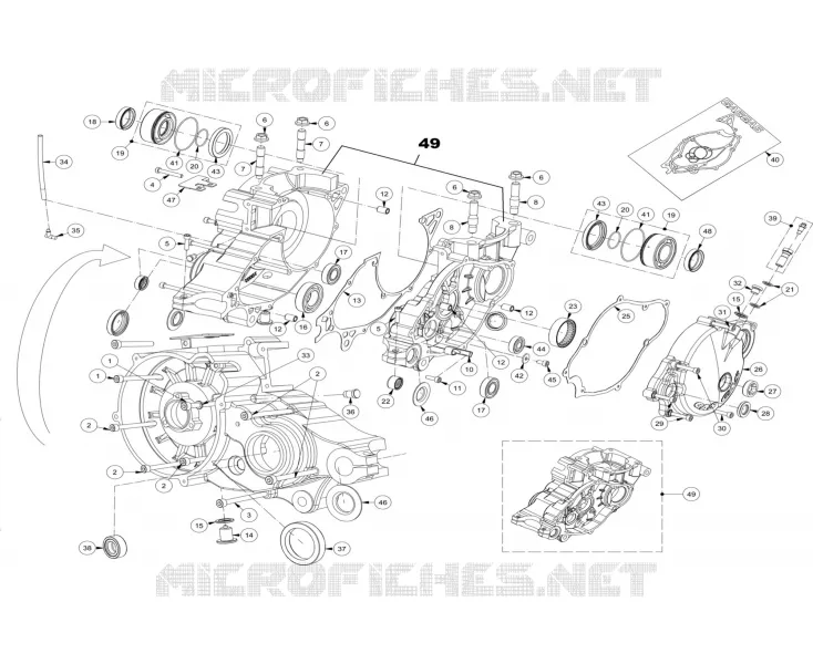 CARTER MOTORE / KIT GUARNIZIONI